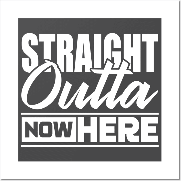 Straight outta nowhere Wall Art by 6StringD
